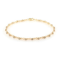 Bracciale in oro con Diamante Cioccolato I1