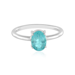 Anello in argento con Apatite Blu