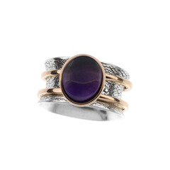 Anello in argento con Ametista