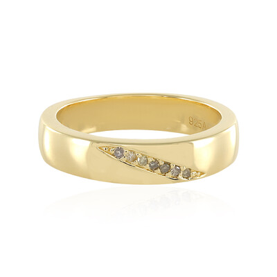 Anello in argento con Diamante Cioccolato I3