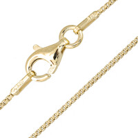 Catenina veneziana in argento 925 placcato oro giallo - 45 cm - 2,1 g