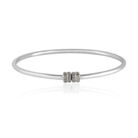 Bracciale in argento con Diamante Champagne I3