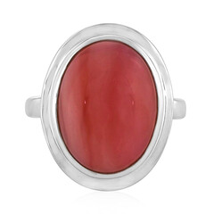 Anello in argento con Opale Rosa