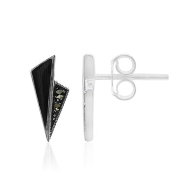 Orecchini in argento con Marcassite