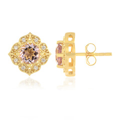 Orecchini in argento con Ametista Rose de France