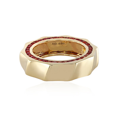 Anello in oro con Rubino Tanzania (de Melo)