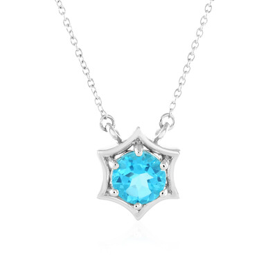 Collana in argento con Topazio Paraiba