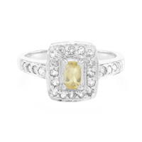 Anello in argento con Pietra del Sole Lunare