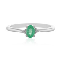 Anello in argento con Smeraldo Etiope