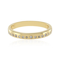Anello in argento con Diamante Champagne I3