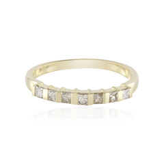 Anello in oro con Diamante Cioccolato I2