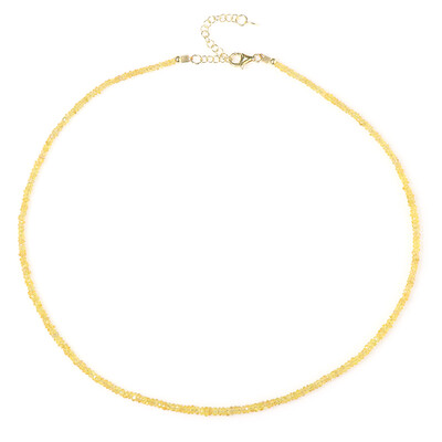 Collana in argento con Zaffiro Giallo