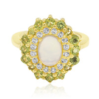 Anello in argento con Opale di Welo