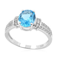 Anello in argento con Topazio Marambaia