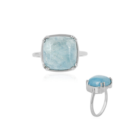 Anello in argento con Acquamarina