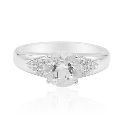 Anello in argento con Petalite (Tenner Diniz)