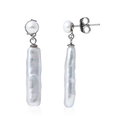 Orecchini in argento con Perla di Acqua Dolce