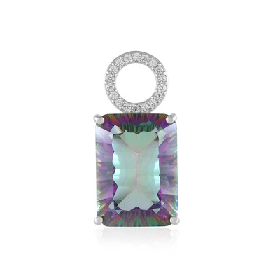Ciondolo in argento con Quarzo Mistico