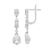 Orecchini in argento con Quarzo Bianco