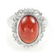 Anello in argento con Granato Essonite