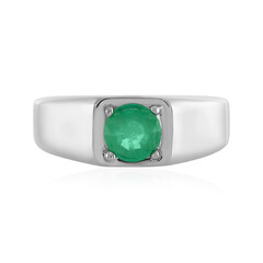 Anello in argento con Smeraldo Colombiano