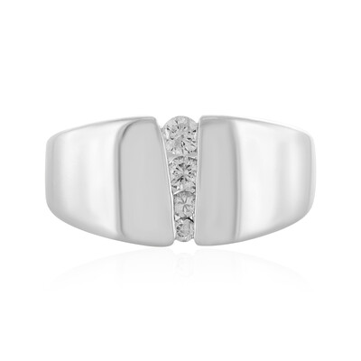 Anello in argento con Diamante SI1 (H) (de Melo)