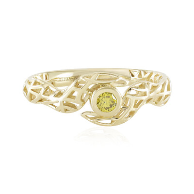 Anello in oro con Diamante Giallo I2 (Ornaments by de Melo)