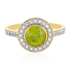 Anello in oro con Sfene