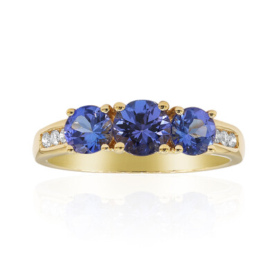 Anello in oro con Tanzanite AAA