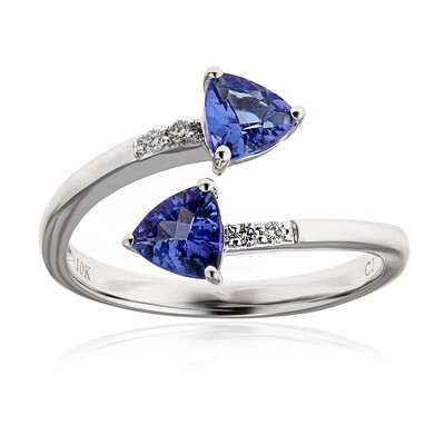 Anello in oro con Tanzanite AAA