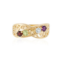 Anello in argento con Ametista Zambiana