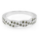 Anello placcato in platino con Diamante Fancy