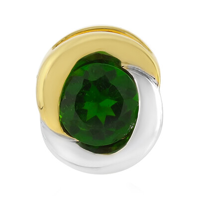 Ciondolo in argento con Diopside Russo (MONOSONO COLLECTION)