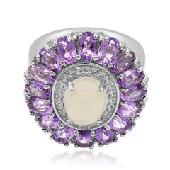 Anello in argento con Opale di Welo