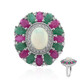 Anello in argento con Opale di Welo