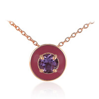 Collana in argento con Ametista Boliviana