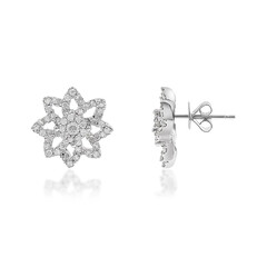 Orecchini in oro con Diamante I1 (H)
