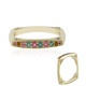 Anello in oro con Tormalina Rosa Brasiliana (de Melo)
