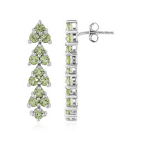 Orecchini in argento con Peridoto