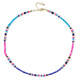 Collana in argento con Opale Blu dell'Etiopia