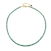 Collana in argento con Smeraldo Zambia