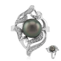 Anello in argento con Perla Tahitiana (TPC)