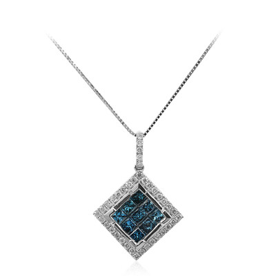 Collana in oro con Diamante Blu SI2 (CIRARI)