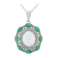 Collana in argento con Opale di Welo