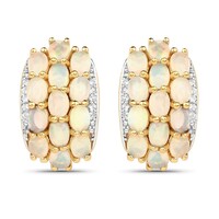 Orecchini in argento con Opale di Welo