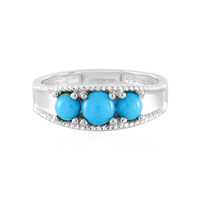 Anello in argento con Turchese Sleeping Beauty (Anne Bever)
