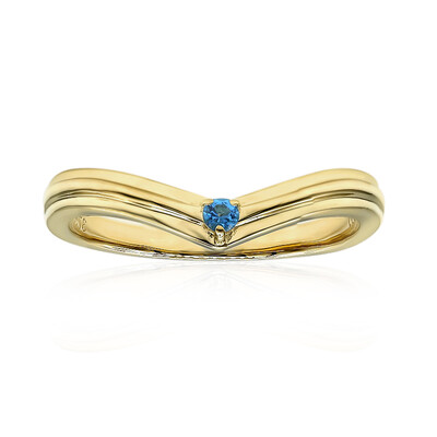 Anello in oro con Haüyne