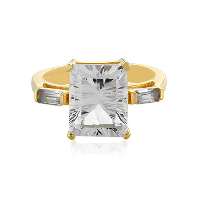 Anello in argento con Quarzo Bianco