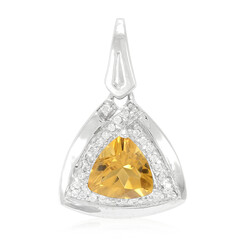 Ciondolo in argento con Quarzo Champagne