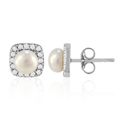 Orecchini in argento con Perla di Acqua Dolce